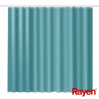 RAYEN Suihkuverho 180x200cm vaaleansininen, polyesteri