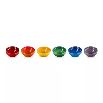 LE CREUSET 6 kpl kivitavarakulhoja 330ml eri väreissä