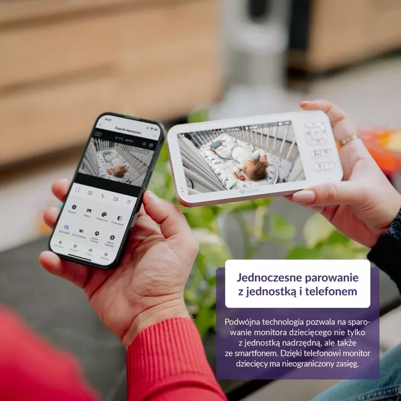 TrueLife NannyCam R6 Dual Smart itkuhälytin