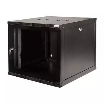 LOGILINK 19 tuuman seinäasennus SOHO-kotelo 12U 540*550, Flatpack, musta