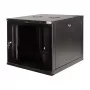 LOGILINK 19 tuuman seinäasennus SOHO-kotelo 12U 540*550, Flatpack, musta