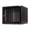 LOGILINK 19 tuuman seinäasennus SOHO-kotelo 12U 540*550, Flatpack, musta
