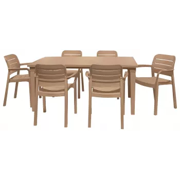 Keter Futura puutarhapöytä beige 29197868587