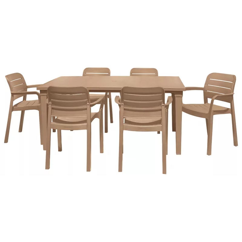 Keter Futura puutarhapöytä beige 29197868587