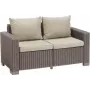 KETER puutarhasohva California 2-istuttava sohva beige