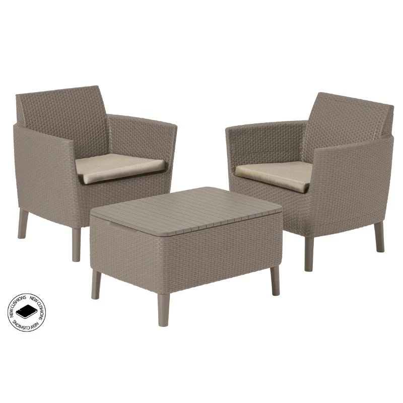 KETER puutarhatuolit 2 kpl Salemo Duo beige