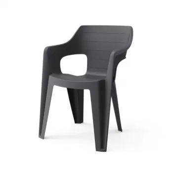 KETER puutarhatuoli Bilbao Low Back harmaa