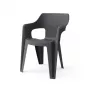 KETER puutarhatuoli Bilbao Low Back harmaa