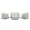 KETER puutarhakalusteet Scandi Forma 2-istuttava setti pebble grey/light beige