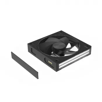Zalman ZM-DF120R, 120 mm daisy-chain-tuuletin, reverse, 2300RPM, musta