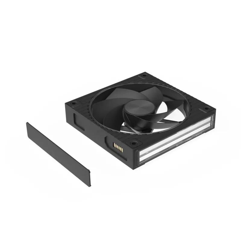 Zalman ZM-DF120R, 120 mm daisy-chain-tuuletin, reverse, 2300RPM, musta