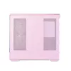 Zalman P30 V2, mATX Mini Tower PC-kotelo, 3 x 120 mm ARGB-tuuletinta, pinkki