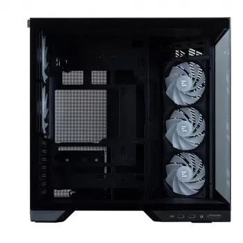 Zalman D50, ATX Mid Tower PC-kotelo, 3 x 120 mm tuuletinta, musta