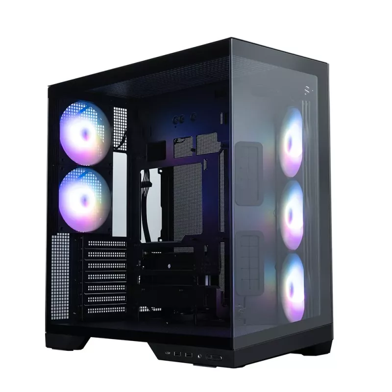 Zalman D50, ATX Mid Tower PC-kotelo, 3 x 120 mm tuuletinta, musta