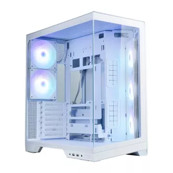 Zalman D50 ATX Mid Tower -tietokonekotelo, 3x 120mm tuuletinta, valkoinen
