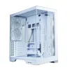 Zalman D50 ATX Mid Tower -tietokonekotelo, 3x 120mm tuuletinta, valkoinen