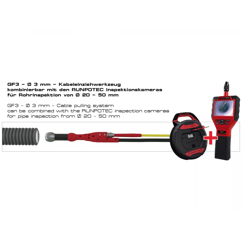 Runpotec GF3 kaapelinvetotyökalu 3 mm ilman MZ- 30 m 10197 (10197)
