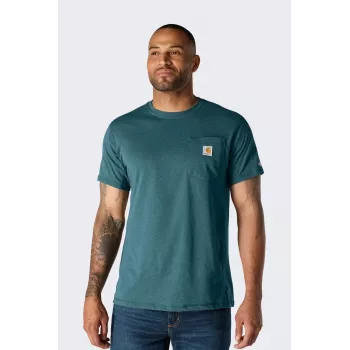 Carhartt Force Midweight SS Pocket T-paita HARBOR