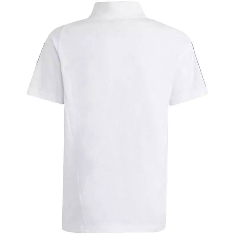 adidas Tiro 23 Competition Cotton lasten t-paita valkoinen IC4576 140 cm