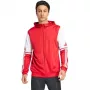 Miesten adidas Squadra 25 Hoody -collegepaita punainen JD2990 XL