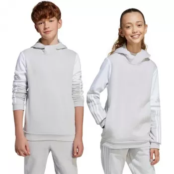 adidas Squadra 25 Sweat Hoody lasten collegepaita harmaa JD4808 128 cm