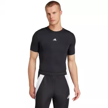 Miesten adidas Techfit lyhythihainen t-paita musta JP4674 2XL