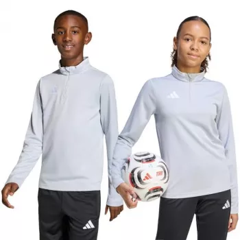 adidas Entrada 26 harjoituspaita lasten collegepaita vaaleanharmaa JZ6637 140cm