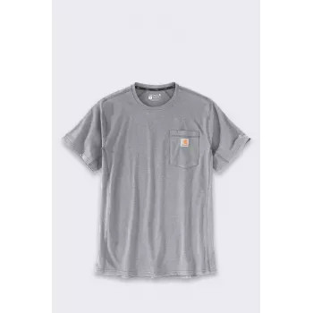 Carhartt Force Mid Pocket T-paita Heather Grey