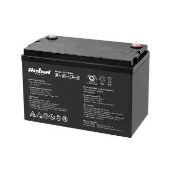 12V 100Ah Rebel geeliakku