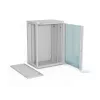 A-LAN ALANTEC 19 18U 600x450 seinäkaappi, harmaa