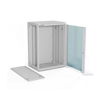 A-LAN ALANTEC 19 18U 600x450 seinäkaappi, harmaa