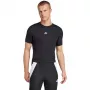 miesten adidas Techfit lyhythihainen t-paita musta JP4674 S