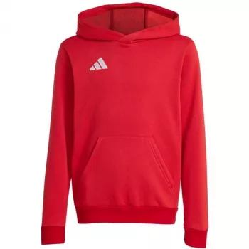 Lasten huppari adidas Entrada 26 Hoody punainen JZ6568 128cm