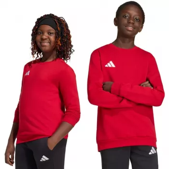 adidas Entrada 26 Sweat Top -lasten collegepaita punainen JZ6556 128 cm