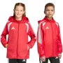 adidas Tiro 26 League -tuulitakki lapset punainen JY9724 164 cm