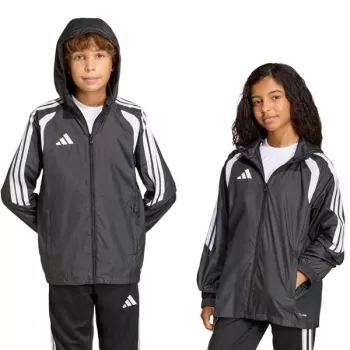 adidas Tiro 26 League -tuulitakki lasten takki musta JY9726 140 cm