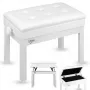 V-TONE PB2 WH pianoteline koskettimistolle, valkoinen, tekonahka