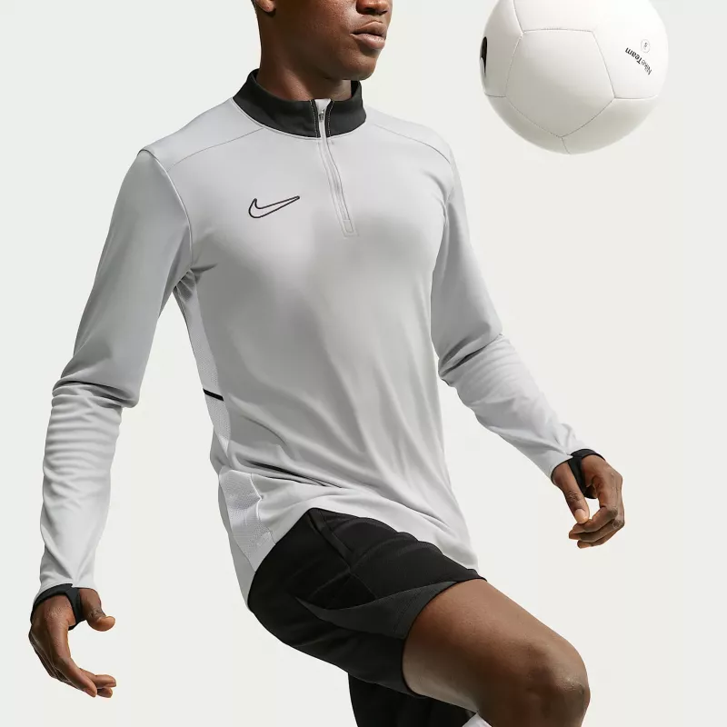 Nike Dri-Fit Academy 25 Drill Top miesten treenipaita harmaa FZ9767 012 L
