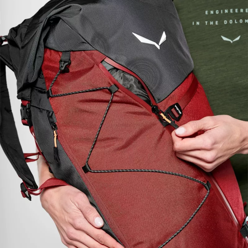 Puez reppu 40+5 l naisten syrah-musta Out-Uni SALEWA