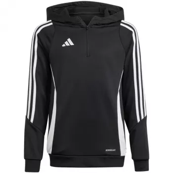 adidas Tiro 24 Training -huppari lasten musta IJ9960 164cm