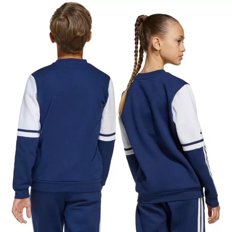 adidas Squadra 25 Sweat Crew -collegepaita lasten marineblau JD4814 140cm
