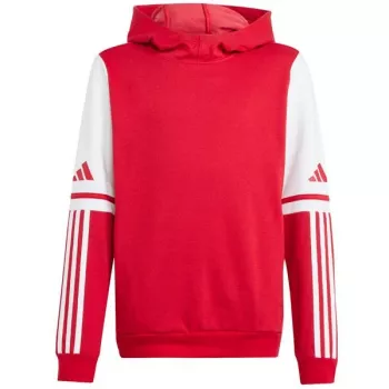 adidas Squadra 25 Sweat Hoody -huppari lasten punainen JD4805 128cm