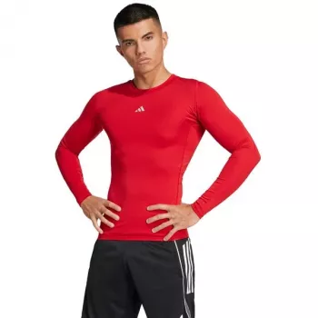 adidas Techfit Long Sleeve Tee -t-paita miesten punainen JP2926 2XL