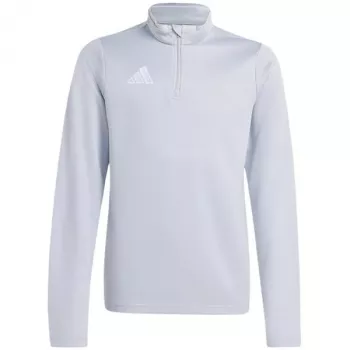 Lasten collegepaita adidas Entrada 26 Training Top vaaleanharmaa JZ6637 152cm