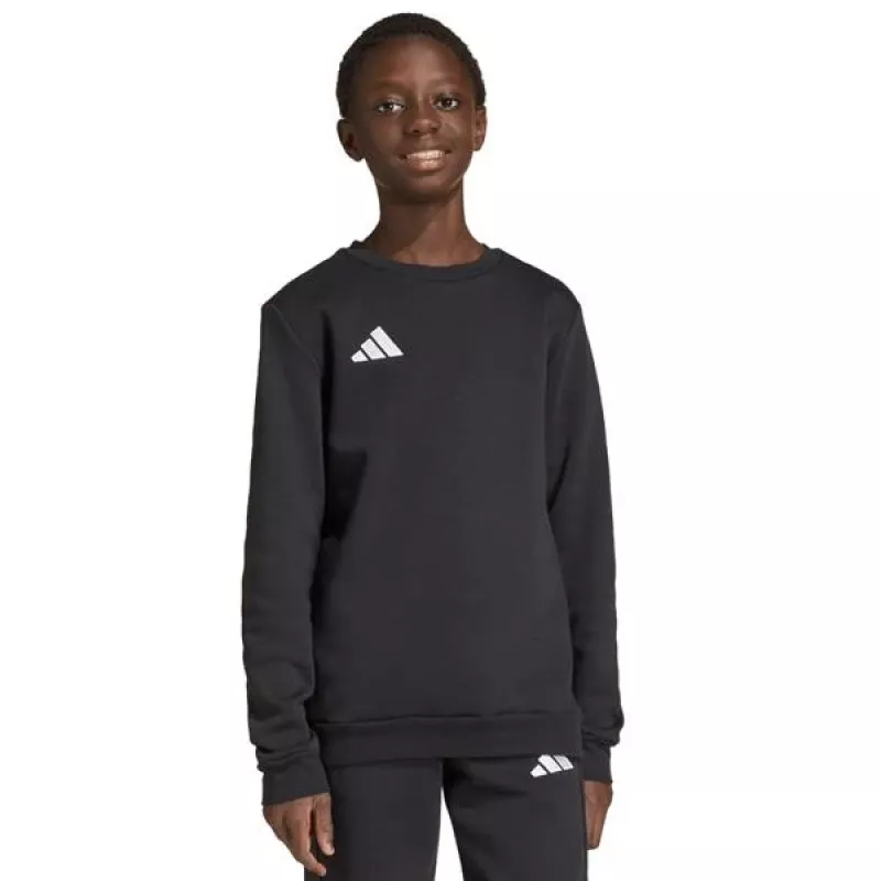 Lasten collegepaita adidas Entrada 26 Sweat Top musta JZ6554 116cm