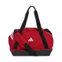 adidas Tiro Duffle Small pohjalokerolla punainen JY7964