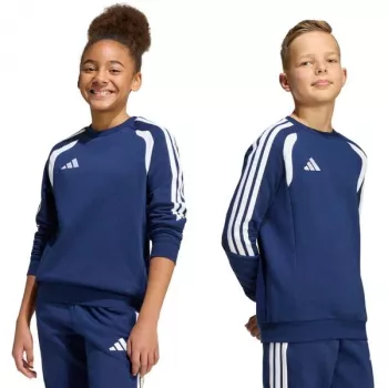 Lasten collegepaita adidas Tiro 26 League Sweat Crew laivastonsininen KF5821 140cm