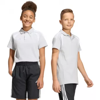 adidas Tiro 26 League Polo lasten polo-paita harmaa KF3405 140cm