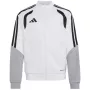 Lasten collegepaita adidas Tiro 26 Competition Training valkoinen-harmaa KA7716 140cm