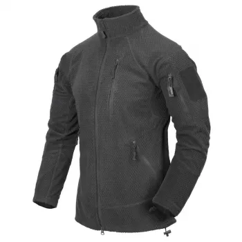 ALPHA TACTICAL fleece-takki - Grid Fleece - Shadow Grey